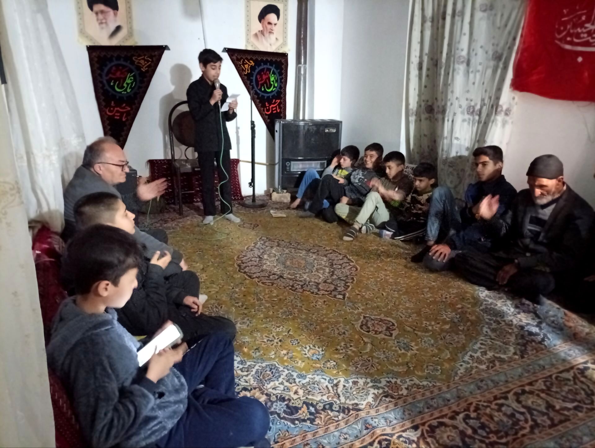 سوگواری شهادت امام کاظم (ع)در هیئت شاهزاده علی اصغر(ع) فدافن
