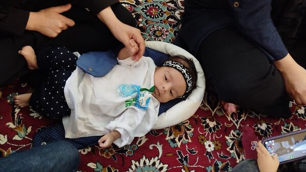 آیین شیرخوارگان حسینی در نخستین روز محرم در مساجد  نیشابور و شهر بار