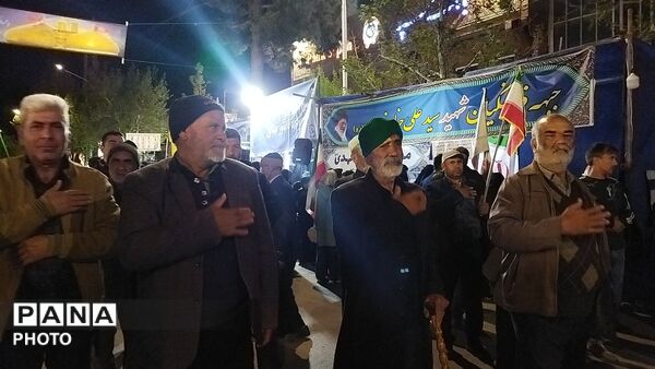 هیئت روستای رییسی  در چهل و یکمین شب از اجتماعات مردمی نیشابور