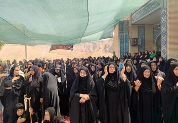 راهپیمایی جاماندگان اربعین حسینی در شهرستان سیروان