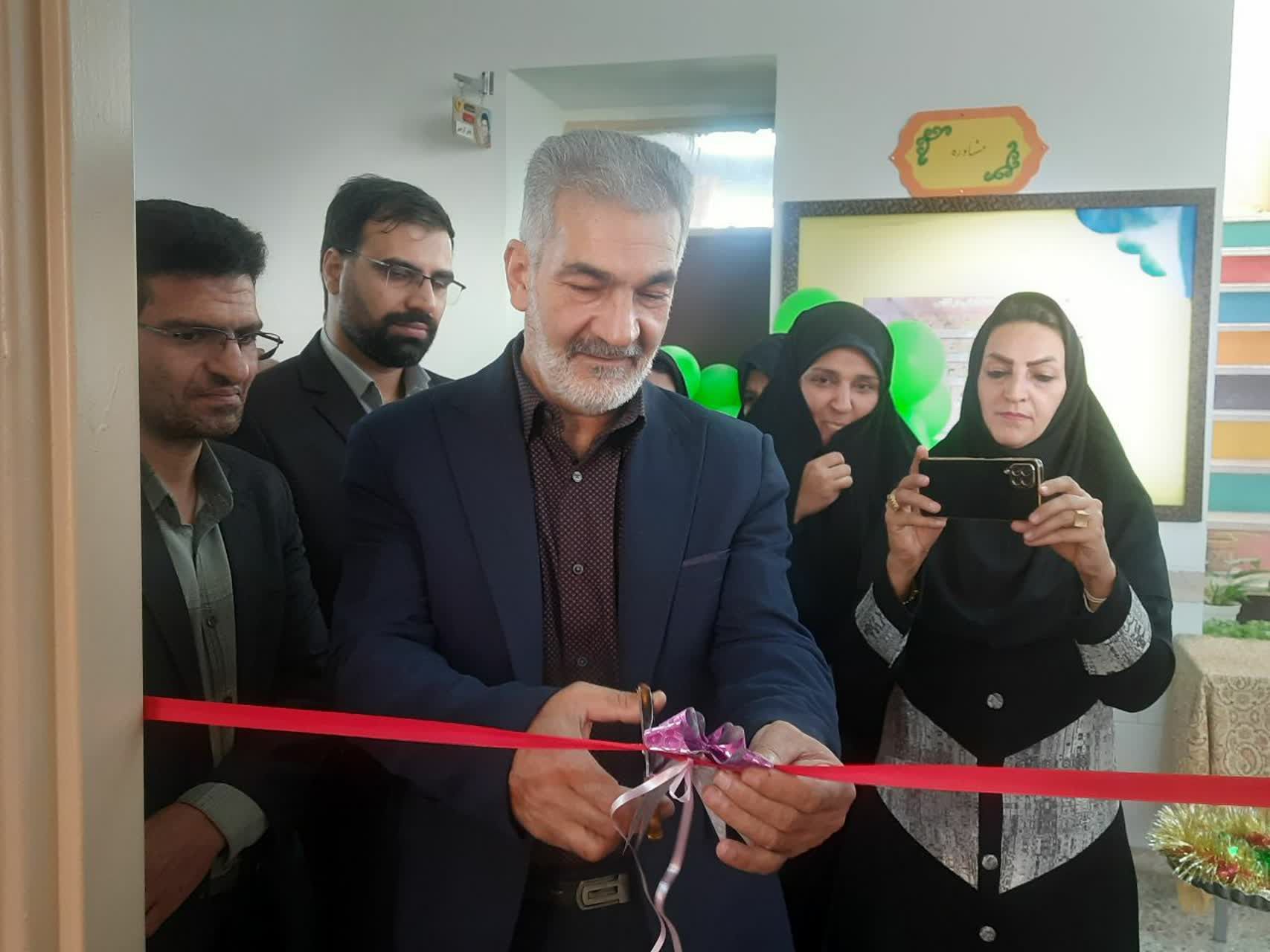 افتتاح کلاس بهداشت در دبستان پسرانه قمر بنی هاشم شهرستان زارچ