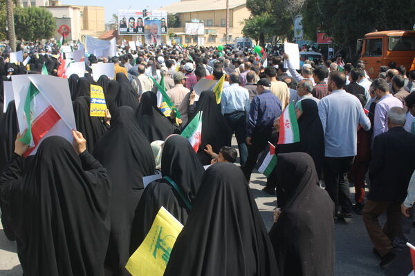 راهپیمایی روز قدس در بوشهر