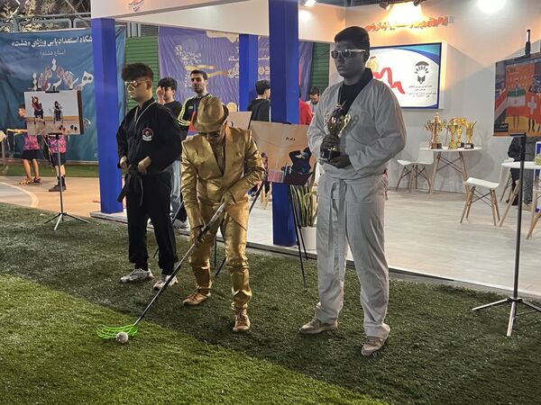 فعالیت غرفه منطقه ۱۰ شهرداری مشهد مقدس در جشنواره خانواده ورزش 