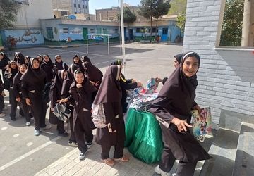 جشن جوانه‌ها در‌ دبیرستان رضوان شهرستان فردیس