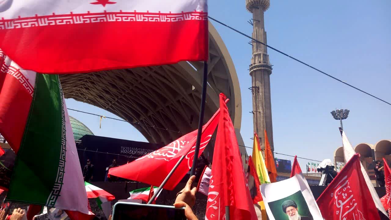 وداع با رهبر شهید در مصلای تهران