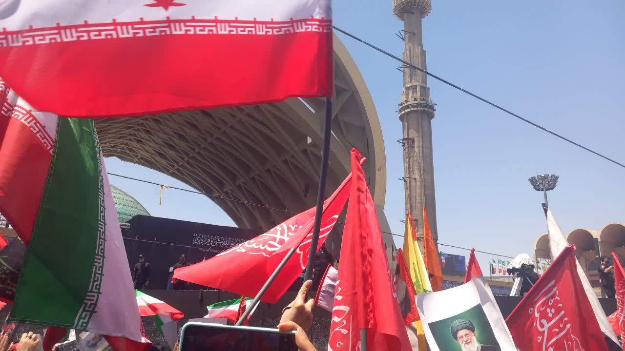 وداع با رهبر شهید در مصلای تهران