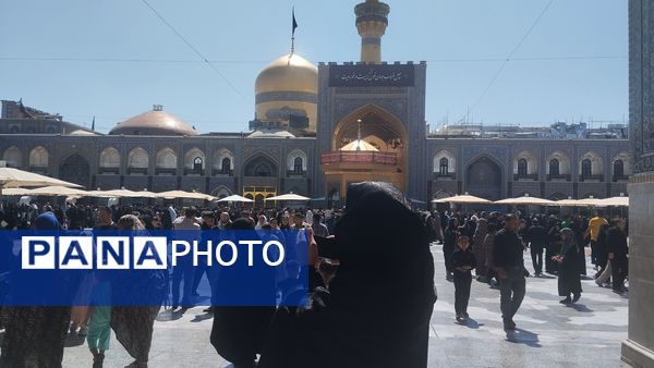 حال و هوای حرم مطهر رضوی در اربعین حسینی