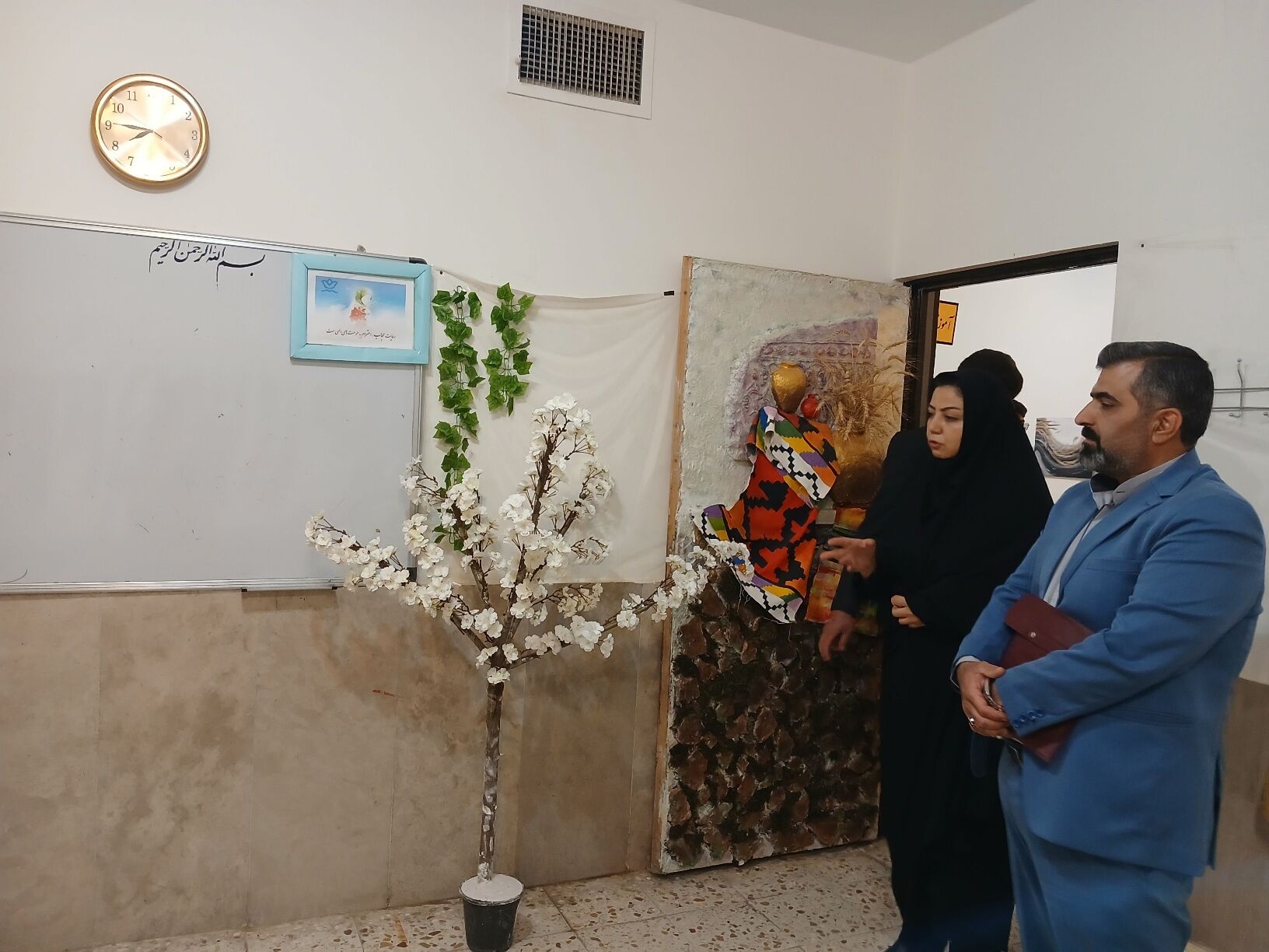 بازدید نماینده معاون آموزش و پرورش کشوری از کانون فرهنگی تربیتی شهید مطهر شهرستان سملقان