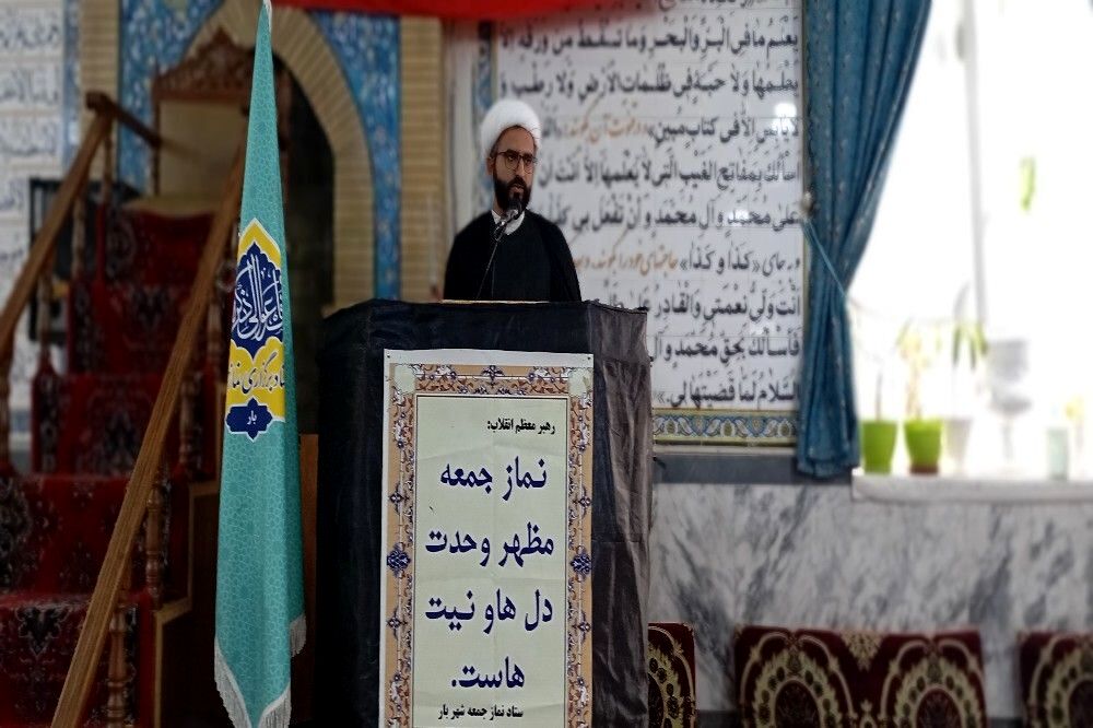 اقامه نماز جمعه همزمان با وفات حضرت معصومه (س) در مسجد جامع شهر بار نیشابور