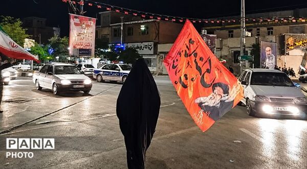 تجدید میثاق عزاداران زرقانی در شب عاشورای حسینی