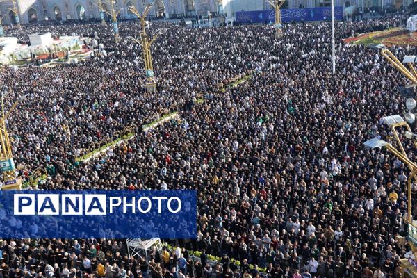 حرم مطهر رضوی، غرق در نوای مهمانان خدا