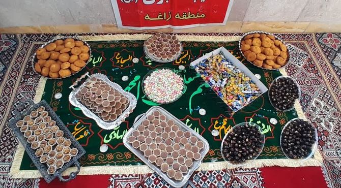 مراسم ایام فاطمیه در دبیرستان خدیجه کبری منطقه زاغه برگزار شد