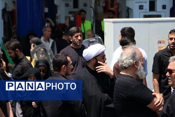 وداع با پیکر مطهر شهید حسین امیرعبدالهیان در شهرستان ری