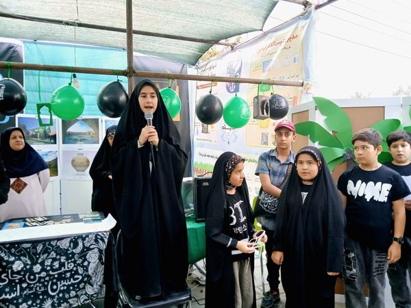آیین افتتاحیه موکب شهدای دانش‌آموز شهرستان بهار 