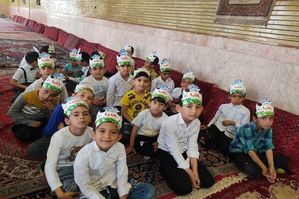 جشن الفبا دانش‌آموزان شهر بار نیشابور