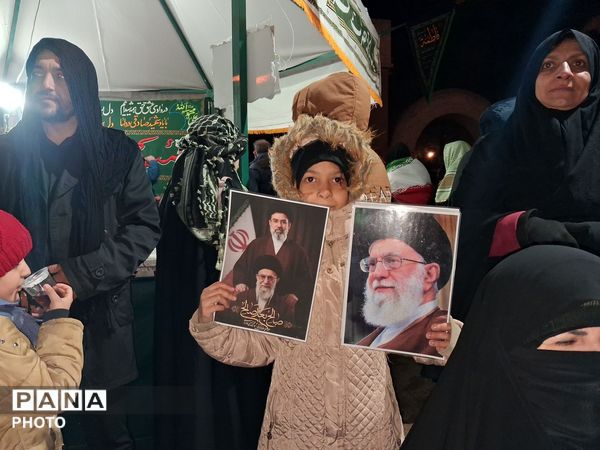  یازدهمین شب مراسم شهادت آیت الله سید علی خامنه‌ای در بلوار فضل 