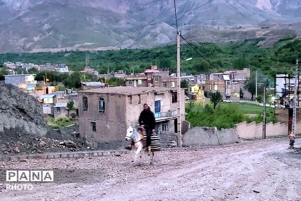 حال و هوای شهر بار بعد از بارش زیبای باران 