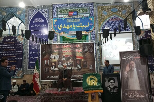 اجتماع مردم در مراسم بزرگداشت شهادت سید‌الشهدا خدمت و شهدا همراه در نصیر شهر