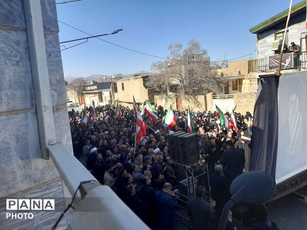 تجمع مردم جوکار در سوگ شهادت رهبر عزیز امت اسلامی