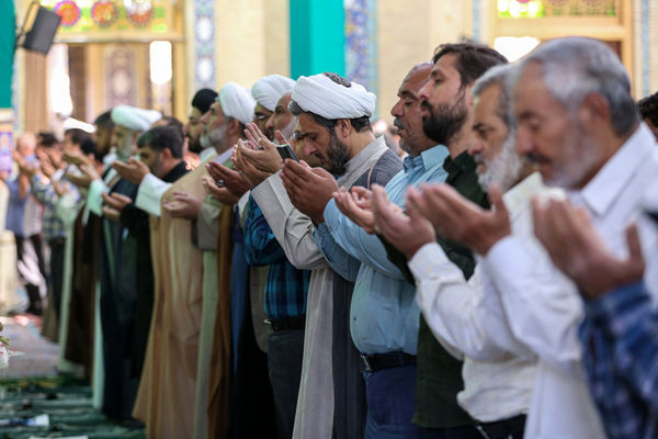 نماز عید قربان در مسجد مقدس جمکران