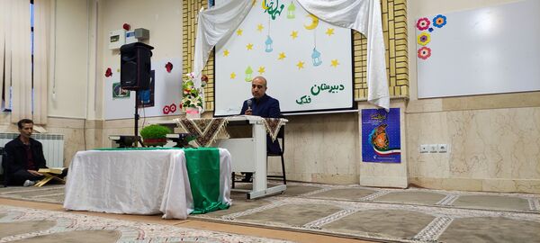 لحظات به یاد ماندنی افطار این‌بار در آموزشگاه فدک شهرستان بن 