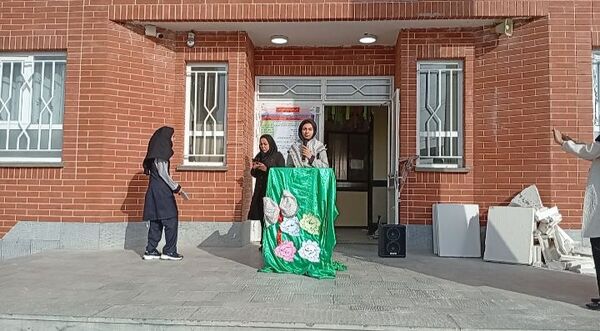 مراسم زنگ مهر در دبیرستان مشکات