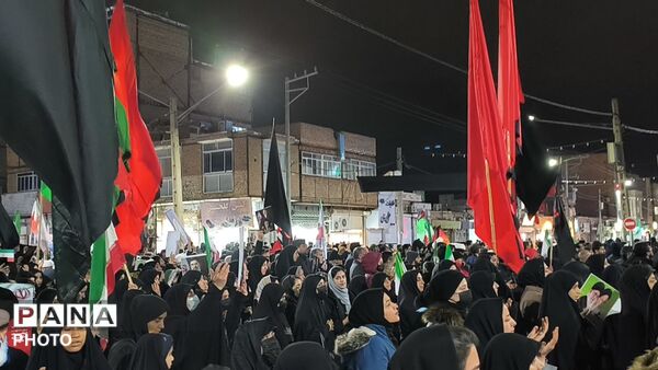  تجمع باشکوه مردم سرخس در راه حفظ ارزش‌ها