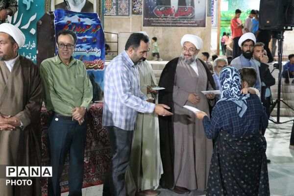 جشن عید غدیر در جوار امامزادگان حاجی‌آباد