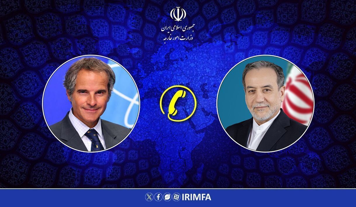 گفت‌وگوی تلفنی مدیرکل آژانس بین‌المللی انرژی اتمی با عراقچی