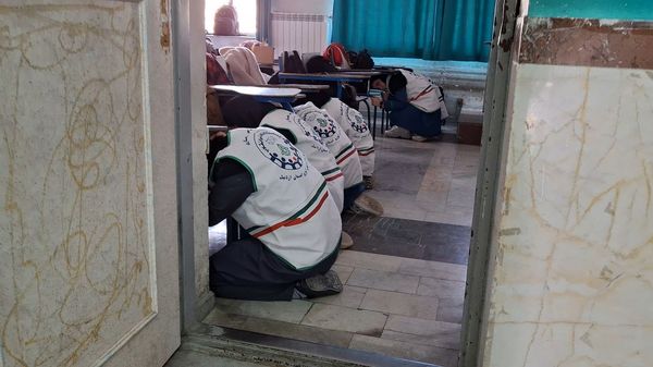 برگزاری بیست و ششمین مانور سراسری زلزله و ایمنی درمدارس استان اردبیل