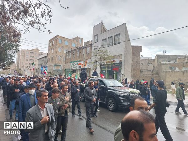 تشییع پیکر پاک شهید بشنیجی در محمدشهر کرج