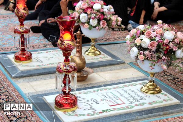 مراسم سالگرد شهیدان شاکری، پرتویان و سلگی در مسجد جمکران