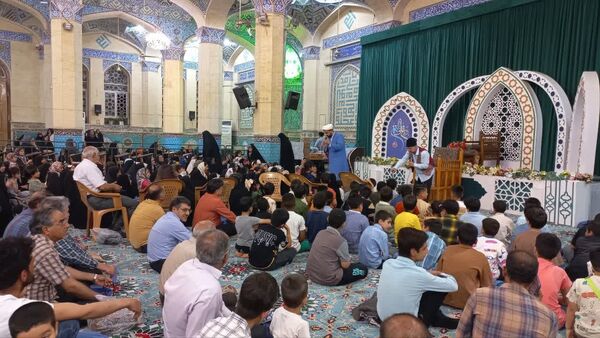 اختتامیه جشنواره تولید محتوا نماز و مسابقه عطر انتظار در امامزاده سیدجعفر یزد