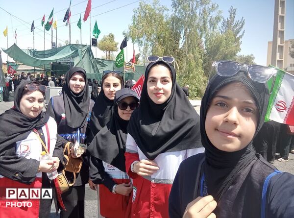راهپیمایی جاماندگان اربعین در سمنان
