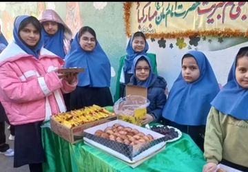 جشن نیمه شعبان در دبستان کوثر رودهن 