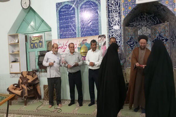 تجلیل از دختران هیات علی اکبر و پایگاه شهدا شبانکاره