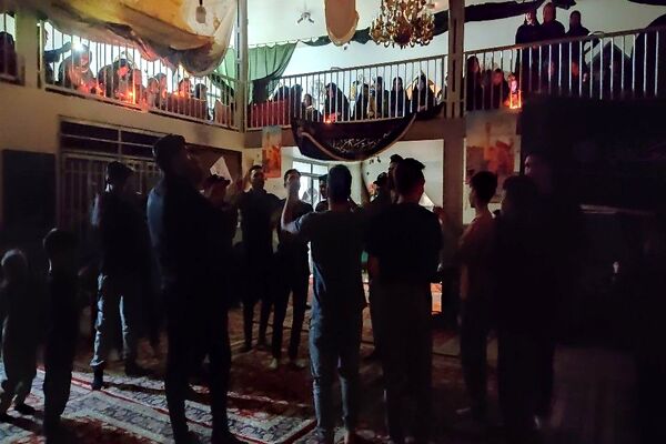 شام غریبان حسینی در مسجد جامع شهر بار