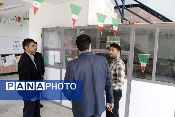 مانور بازگشایی مدارس در شهرستان گرمه 