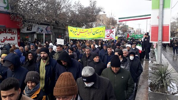 جلوه‌هایی از حماسه آفرینی مردم شیروان در راهپیمایی ۲۲ بهمن 