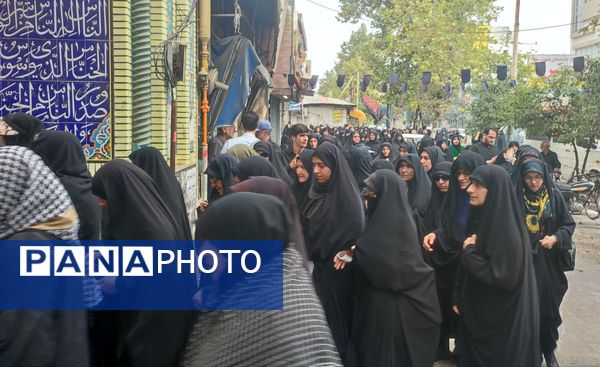 آیین دسته‌روی شهادت امام رضا(ع) در قائمشهر 