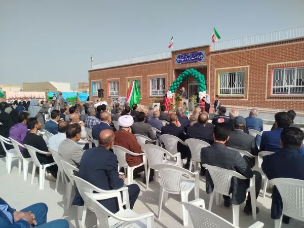  افتتاحیه مدرسه ۶ کلاسه نسیم دانایی روستای فدافن