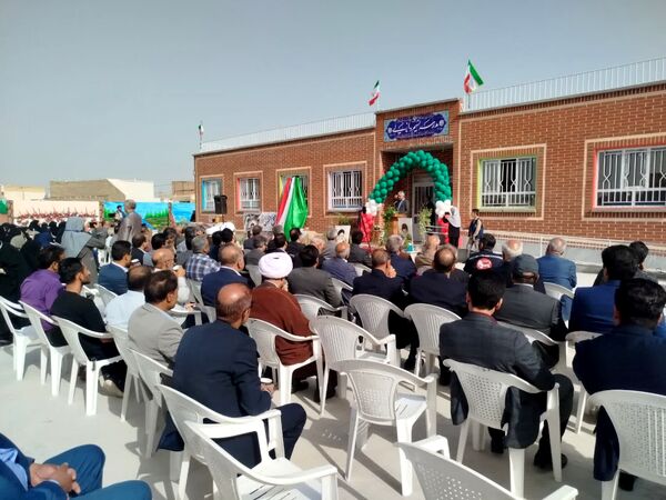  افتتاحیه مدرسه ۶ کلاسه نسیم دانایی روستای فدافن