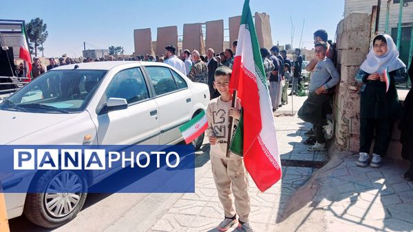 حضور مردم روستای براباد در راهپیمایی روز جهانی قدس