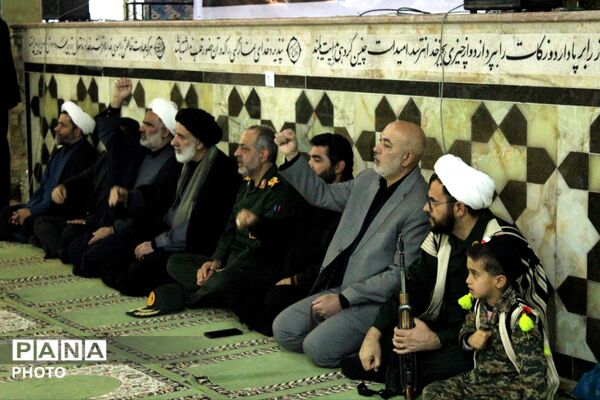 ‌حضور قوم بختیاری در تشییع شهید سجاد نادری
