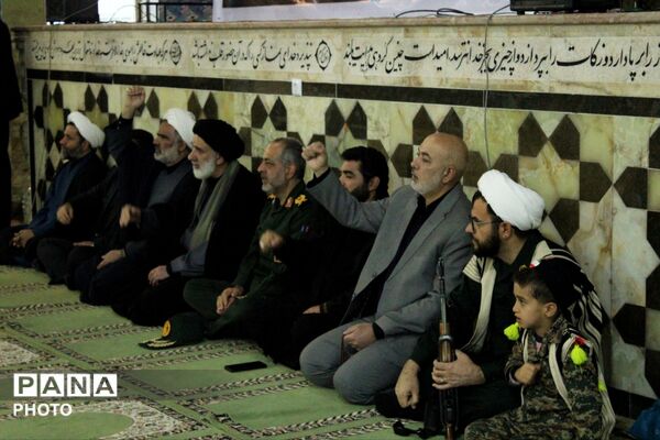 ‌حضور قوم بختیاری در تشییع شهید سجاد نادری