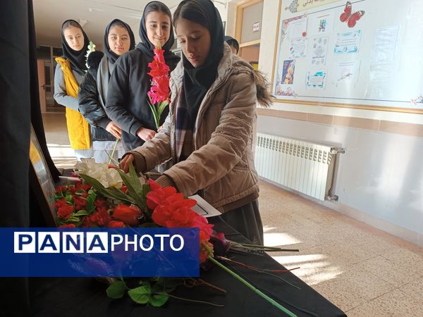 سالگرد شهادت سردار سلیمانی در دبیرستان دخترانه نور اردبیل