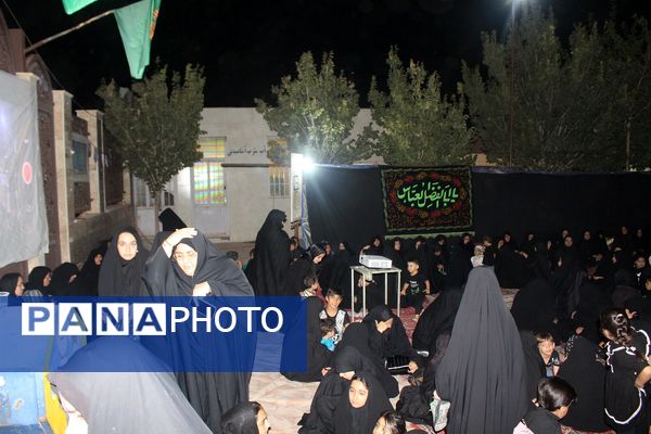 مراسم عزاداری دهه اول ماه صفر در روستای مومن آباد قم
