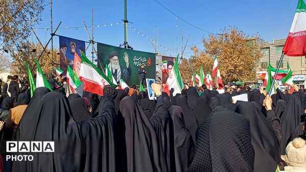  بیعت مردم رزن با سومین رهبر نظام مقدس جمهوری اسلامی ایران