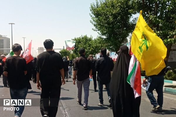 تهران از لنز دوربین خبرنگاران پانا شهرستان قدس در سوگ رهبر شهید انقلاب