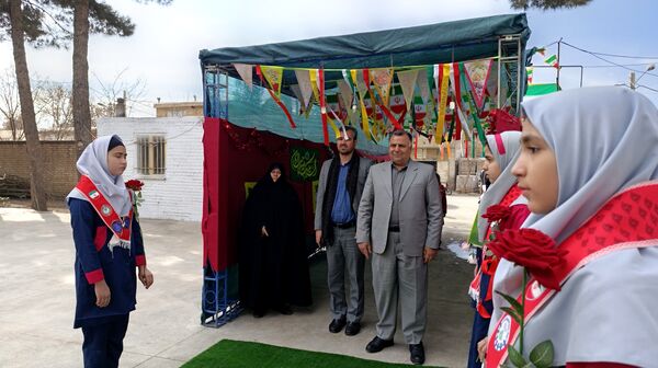 افتتاحیه آموزشگاه ۱۲ کلاسه‌ یاسمن خاکباز ۲ شهرستان نیشابور